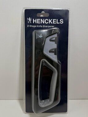 HENCKELS 2-Stage Knife Sharpener Item # 11299-411 NEW & SEALED